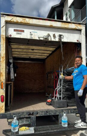 Moving Brothers' movers in action
