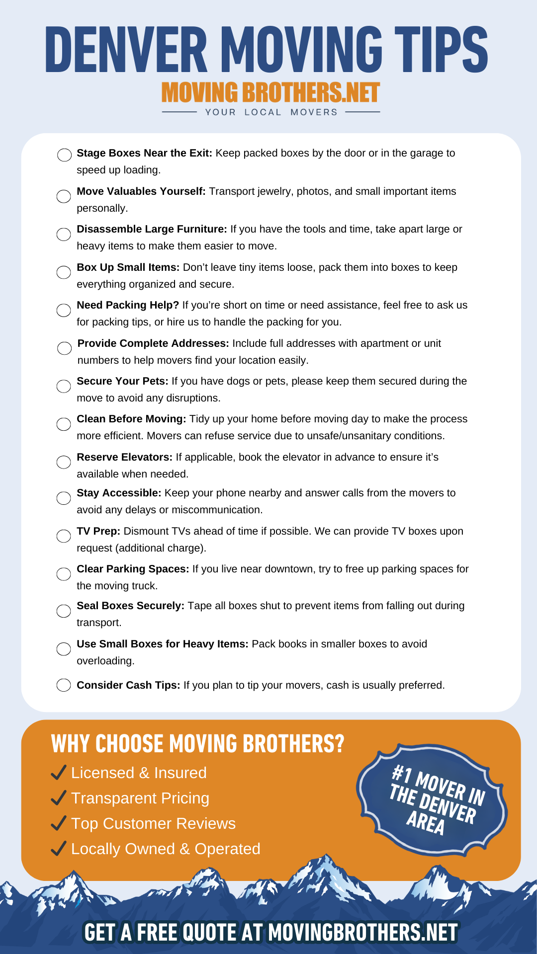 Moving Brothers Moving Tips